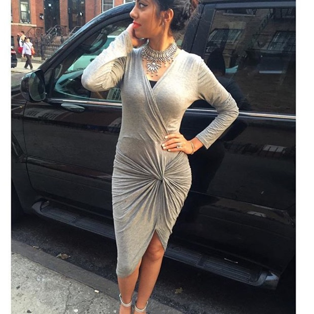 Gray dress